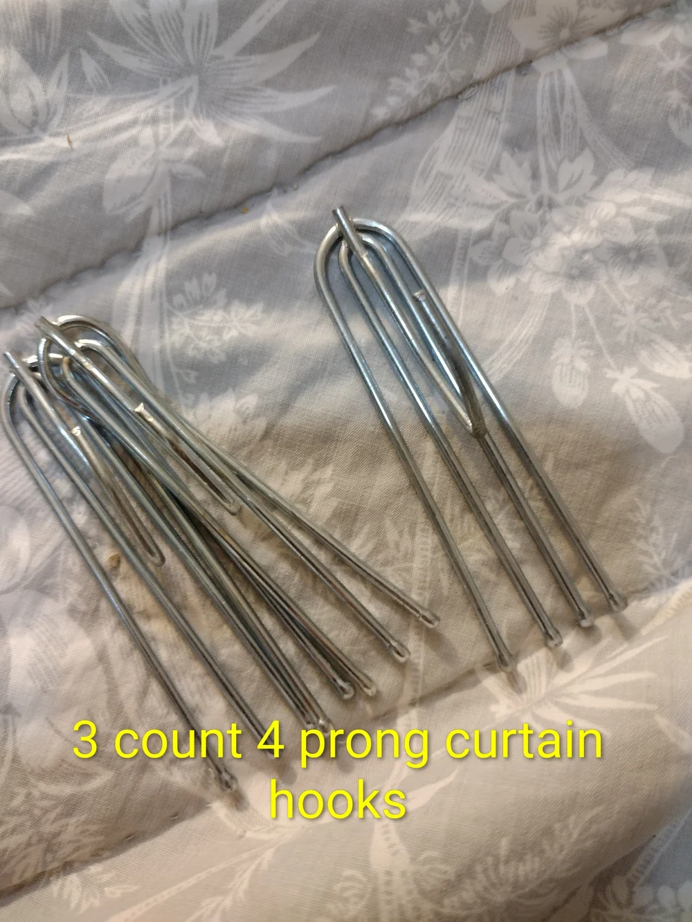 Variety Of Vintage Curtain Hook Pins Pinch Pleat